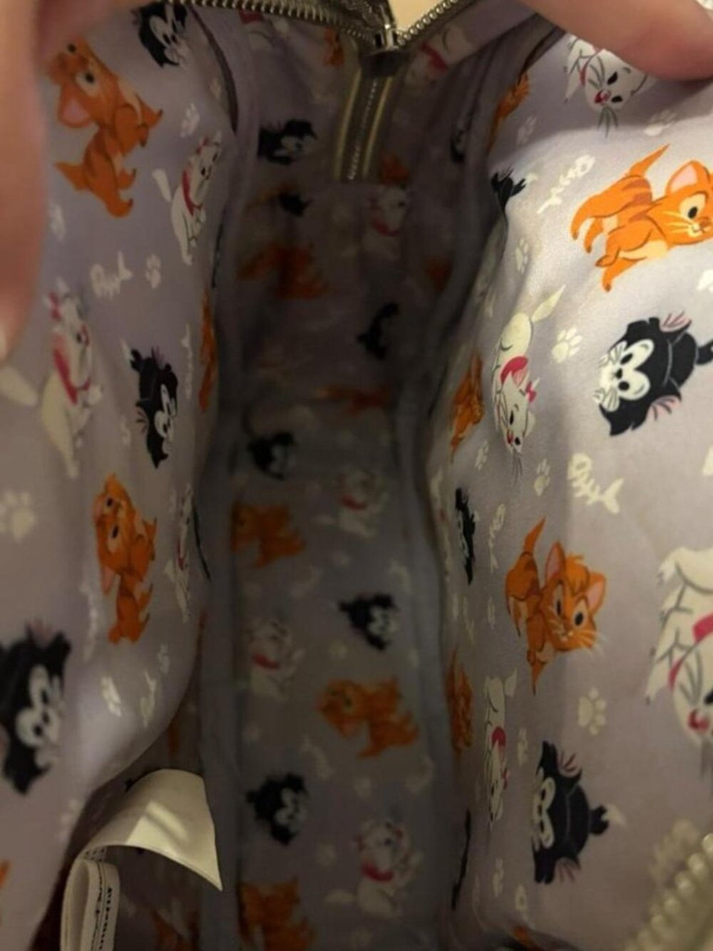 Loungefly Disney Parks Aristocats Marie Figaro Oliver Kitten Stack mini backpack - Picture 7 of 8